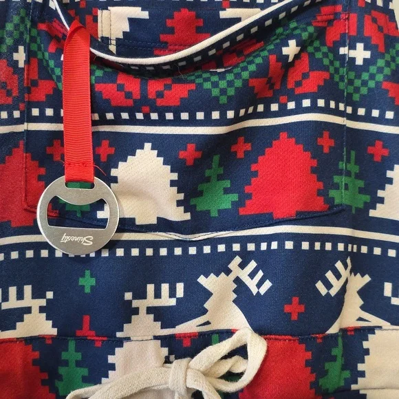 Christmas Party Naughty Reindeer Overalls - Picture 3 of 12